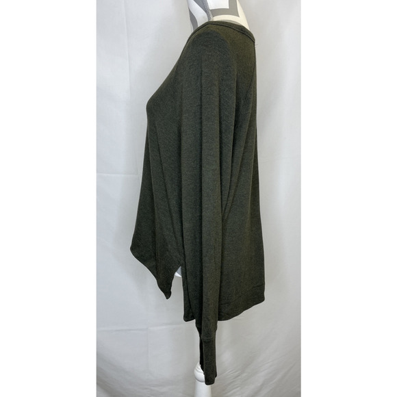 Athleta Shirt Women’s Size Lg Dark Green Long Sleeve Athleisure Top Super Soft - Picture 2 of 12